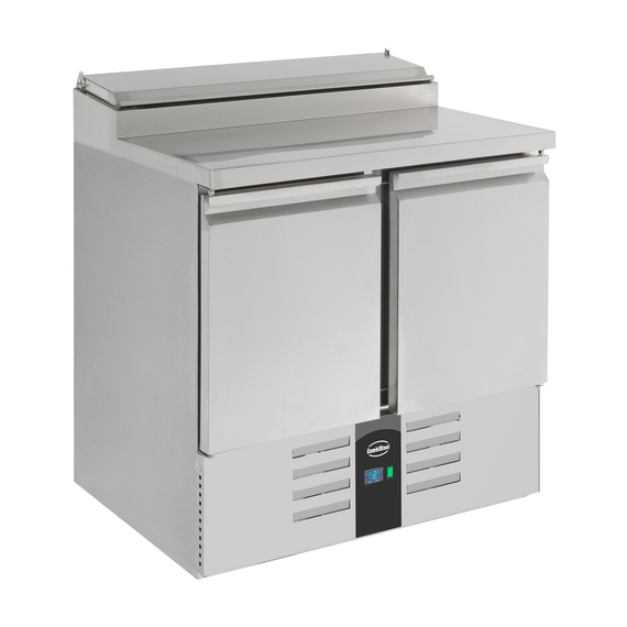Combisteel Compact Line Saladette 2 Türen 5X1/6Gn Behälter Combisteel Compact Line Saladette 2 Türen 5X1/6Gn Behälter