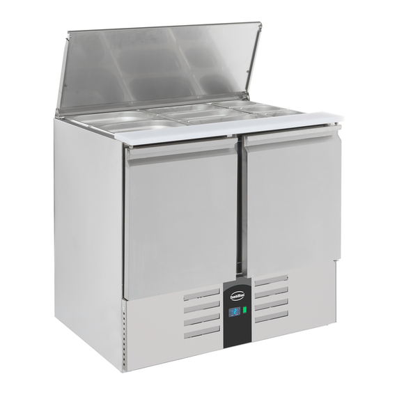Combisteel Compact Line Gekühlde Saladette 2 Türen 1 Combisteel Compact Line Gekühlde Saladette 2 Türen