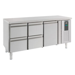 Combisteel Standard Line 700 Kühltisch 1 Tür Und 4 Schubladen