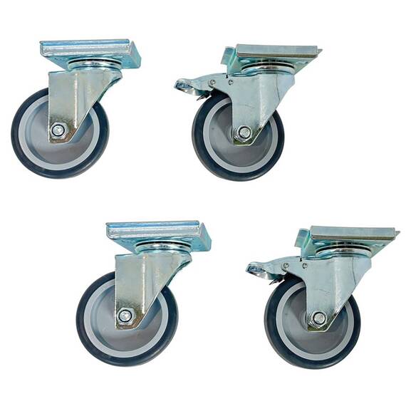 Vaiotec Rollenkit für Kühl & Tiefkühlschränke 1 & 2- türig Vaiotec Rollenkit für Kühl & Tiefkühlschränke 1 & 2- türig