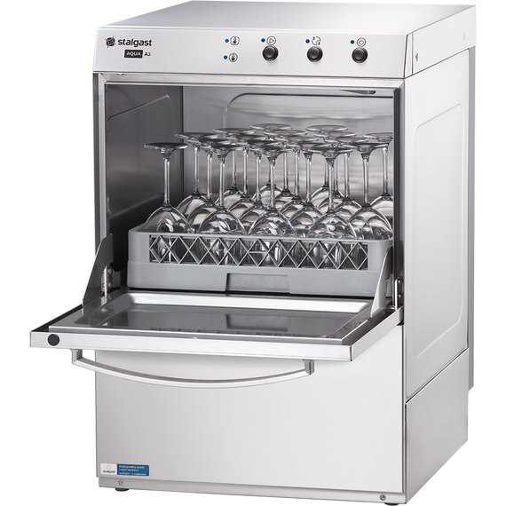 Stalgast Gläserspülmaschine Aqua A3 mit Klarspülmittel- und Reinigerdosierpumpe, 2 Spülprogramme, Korbgröße 400x400 mm 1 Stalgast Gläserspülmaschine Aqua A3 mit Klarspülmittel- und Reinigerdosierpumpe, 2 Spülprogramme, Korbgröße 400x400 mm