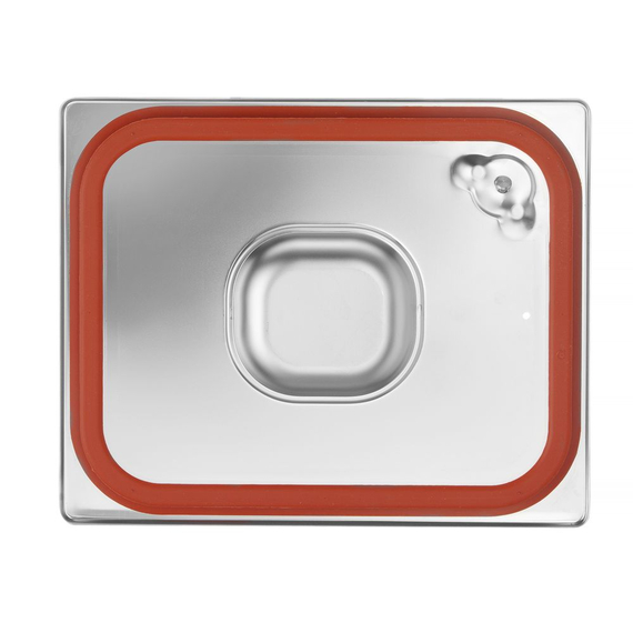Hendi Gastronorm-Deckel mit Silikonrand, Profi Line, GN 1/2, 265x325mm 2 Hendi Gastronorm-Deckel mit Silikonrand, Profi Line, GN 1/2, 265x325mm