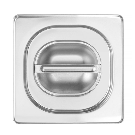 Hendi Gastronorm-Deckel mit Silikonrand, Profi Line, GN 1/6, 176x162mm Hendi Gastronorm-Deckel mit Silikonrand, Profi Line, GN 1/6, 176x162mm