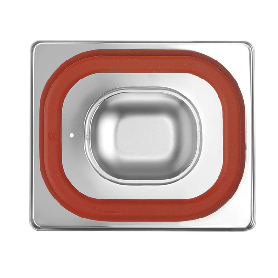 Hendi Gastronorm-Deckel mit Silikonrand, Profi Line, GN 1/6, 176x162mm 1 Hendi Gastronorm-Deckel mit Silikonrand, Profi Line, GN 1/6, 176x162mm
