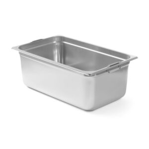 Hendi GN-Behälter mit einklappbaren Griffen, GN 1/1, 14L, 530x325x(H)100mm