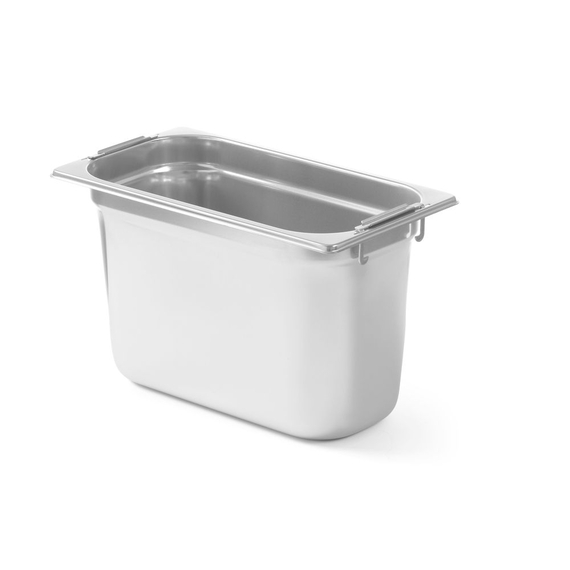 Hendi GN-Behälter mit einklappbaren Griffen, Profi Line, GN 1/3, 3,9L, 325x176x(H)100mm Hendi GN-Behälter mit einklappbaren Griffen, Profi Line, GN 1/3, 3,9L, 325x176x(H)100mm