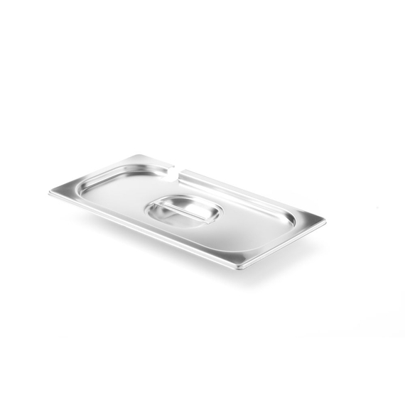 Hendi Gastronorm-Deckel mit Löffelaussparung, Profi Line, GN 1/3, 325x176mm Hendi Gastronorm-Deckel mit Löffelaussparung, Profi Line, GN 1/3, 325x176mm