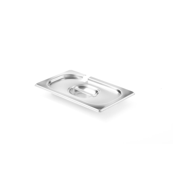 Hendi Gastronorm-Deckel mit Löffelaussparung, Profi Line, GN 1/4, 265x162mm Hendi Gastronorm-Deckel mit Löffelaussparung, Profi Line, GN 1/4, 265x162mm
