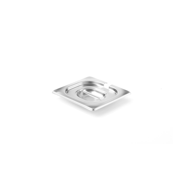 Hendi Gastronorm-Deckel mit Löffelaussparung, Profi Line, GN 1/6, 176x162mm Hendi Gastronorm-Deckel mit Löffelaussparung, Profi Line, GN 1/6, 176x162mm