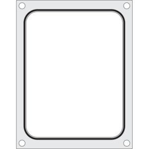 Hendi Matrize für Versiegelungsmaschine, ein Behälter (227x178 mm)