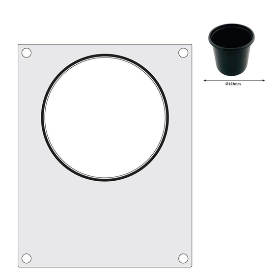 Hendi Matrize für Versiegelungsmaschine, ein runder Behälter (ø165 mm) 2 Hendi Matrize für Versiegelungsmaschine, ein runder Behälter (ø165 mm)