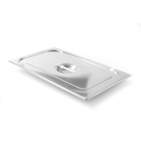 Hendi Gastronorm-Deckel mit Löffelaussparung, Kitchen Line, GN 1/1, 530x325mm Hendi Gastronorm-Deckel mit Löffelaussparung, Kitchen Line, GN 1/1, 530x325mm