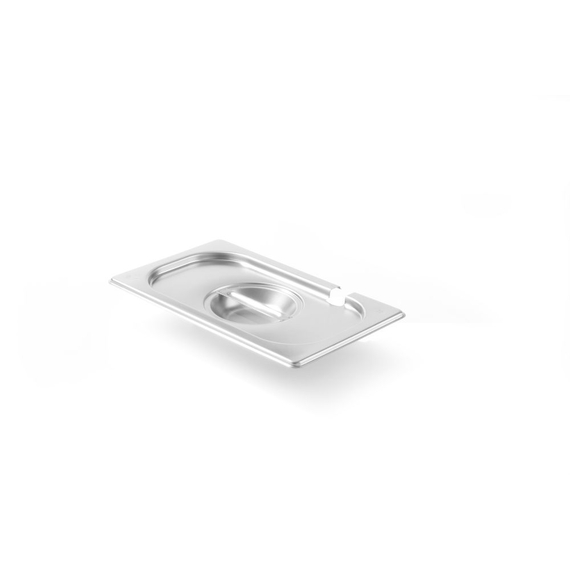 Hendi Gastronorm-Deckel mit Löffelaussparung, Kitchen Line, GN 1/4, 265x162mm Hendi Gastronorm-Deckel mit Löffelaussparung, Kitchen Line, GN 1/4, 265x162mm