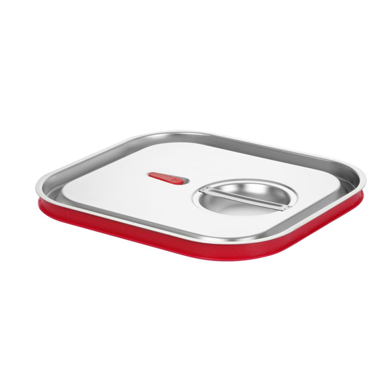 Hendi Gastronorm-Deckel mit Silikonrand, Kitchen Line, GN 2/3, 354x325mm Hendi Gastronorm-Deckel mit Silikonrand, Kitchen Line, GN 2/3, 354x325mm