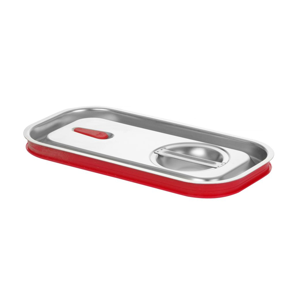 Hendi Gastronorm-Deckel mit Silikonrand, Kitchen Line, GN 1/3, 325x176mm Hendi Gastronorm-Deckel mit Silikonrand, Kitchen Line, GN 1/3, 325x176mm
