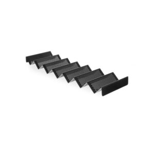 Hendi Brötchenhalter - perforiert, Schwarz, 580x170x(H)40mm