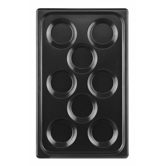 Hendi Blech mit Antihaftbeschichtung CONVECTOMAT EIERBLECH, GN 1/1, Schwarz, 530x325x(H)26mm 2 Hendi Blech mit Antihaftbeschichtung CONVECTOMAT EIERBLECH, GN 1/1, Schwarz, 530x325x(H)26mm