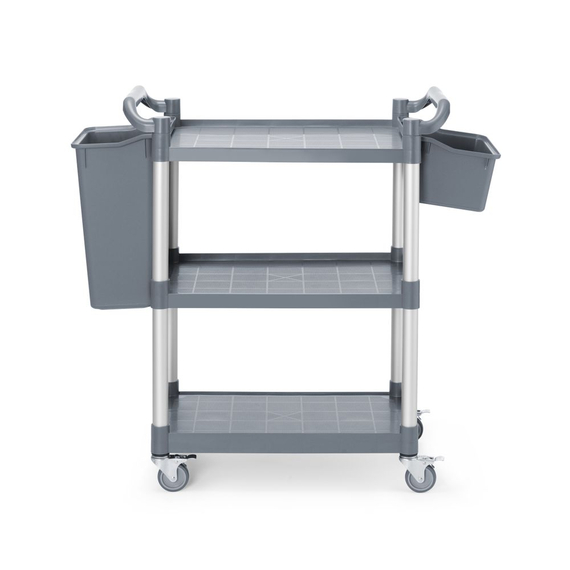 AmerBox Servierwagen aus Polypropylen mit 3 Fächern, klein, 800x420x(H)945mm 2 AmerBox Servierwagen aus Polypropylen mit 3 Fächern, klein, 800x420x(H)945mm