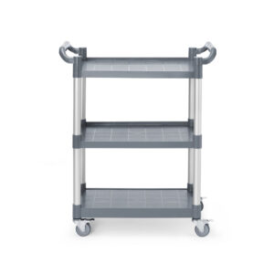 AmerBox Servierwagen aus Polypropylen mit 3 Fächern, klein, 800x420x(H)945mm