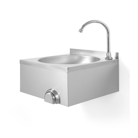 Hendi Waschbecken mit Kniebedienung, 400x428x(H)406mm 2 Hendi Waschbecken mit Kniebedienung, 400x428x(H)406mm