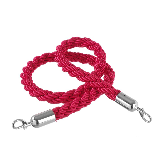 Hendi Absperrseile, rot mit polierten Haken, Rot, (L)1500mm Hendi Absperrseile, rot mit polierten Haken, Rot, (L)1500mm