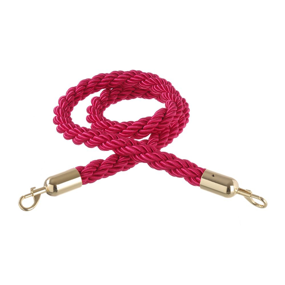 Hendi Absperrseile, rot mit polierten Haken, Rot, (L)1500mm 1 Hendi Absperrseile, rot mit polierten Haken, Rot, (L)1500mm