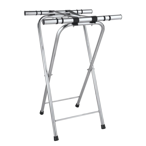 Hendi Zusammenklappbarer Tablettständer, 520x410x(H)800mm Hendi Zusammenklappbarer Tablettständer, 520x410x(H)800mm