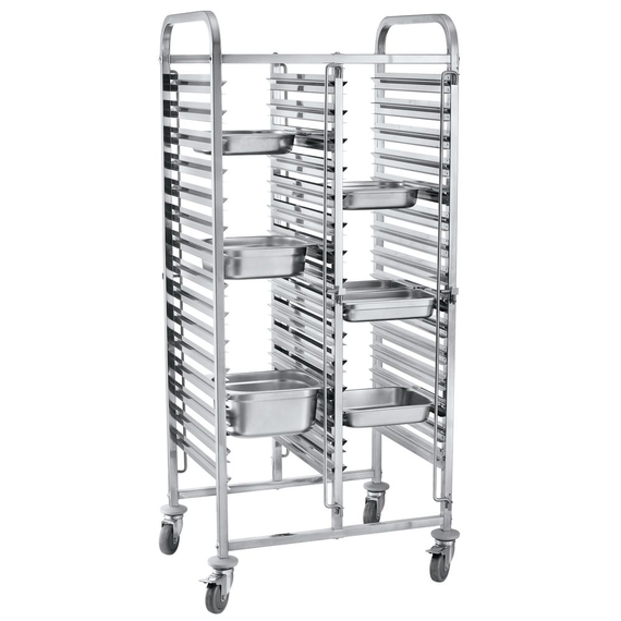 Hendi Transportwagen doppelt - 30xGN1/1, 798x610x(H)1710mm Hendi Transportwagen doppelt - 30xGN1/1, 798x610x(H)1710mm