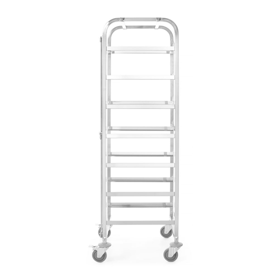 Hendi Transportwagen für Spülmaschinenkörbe - 7 Körbe à 500x500 mm, 615x560x(H)1710mm Hendi Transportwagen für Spülmaschinenkörbe - 7 Körbe à 500x500 mm, 615x560x(H)1710mm