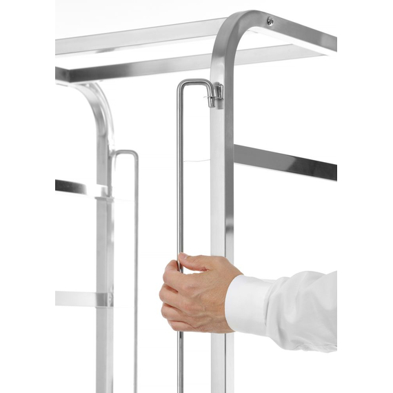 Hendi Transportwagen für Spülmaschinenkörbe - 7 Körbe à 500x500 mm, 615x560x(H)1710mm 3 Hendi Transportwagen für Spülmaschinenkörbe - 7 Körbe à 500x500 mm, 615x560x(H)1710mm
