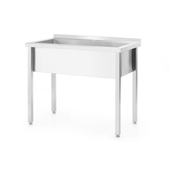 Hendi Tisch mit Einzelwaschwanne, ohne Spritzschutz – verschraubt, Tiefe 600 mm, Budget Line, 800x600x(H)850mm 1 Hendi Tisch mit Einzelwaschwanne, ohne Spritzschutz – verschraubt, Tiefe 600 mm, Budget Line, 800x600x(H)850mm