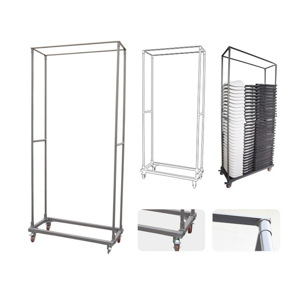 AmerBox Transportwagen für Stühle, 1140x492x(H)1895mm 1 AmerBox Transportwagen für Stühle, 1140x492x(H)1895mm