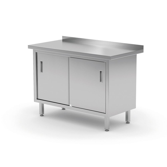 Hendi Wandtischschrank mit Schiebetüren – verschweißt, Profi Line, 1200x600x(H)850mm Hendi Wandtischschrank mit Schiebetüren – verschweißt, Profi Line, 1200x600x(H)850mm