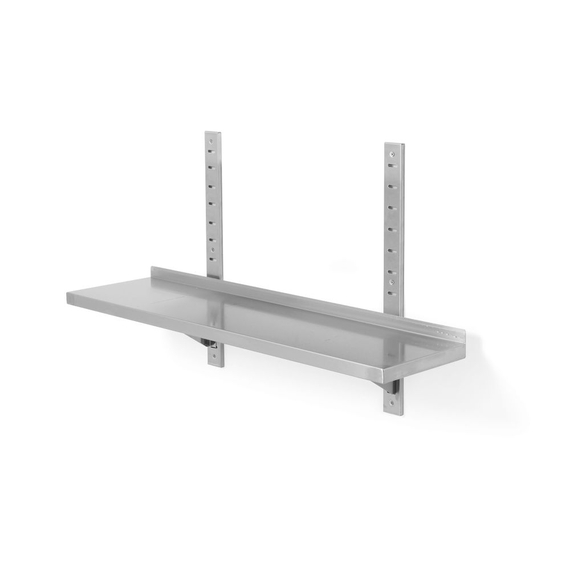 Hendi Wandablage einstellbar, einfach, mit 2 Halterungen, 800x300x(H)600mm 1 Hendi Wandablage einstellbar, einfach, mit 2 Halterungen, 800x300x(H)600mm