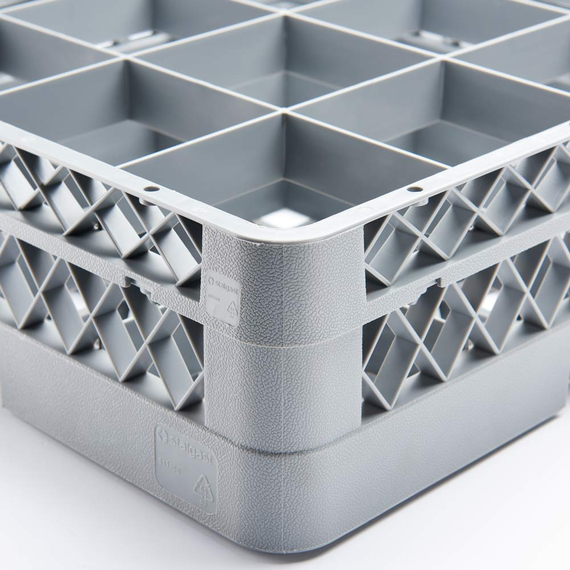 Stalgast Spülkorb für Gläser und Tassen, 25 Fächer, 500 x 500 mm 3 Stalgast Spülkorb für Gläser und Tassen, 25 Fächer, 500 x 500 mm