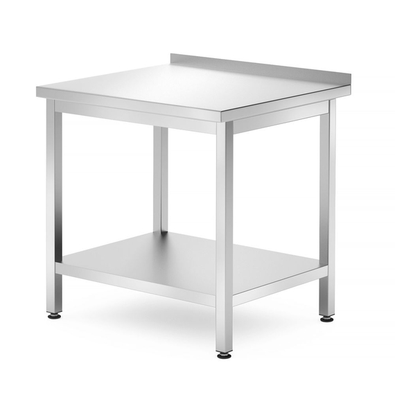 Hendi Wandtisch mit Ablage – verschraubt, Tiefe 700 mm, Profi Line, 800x700x(H)850mm Hendi Wandtisch mit Ablage – verschraubt, Tiefe 700 mm, Profi Line, 800x700x(H)850mm