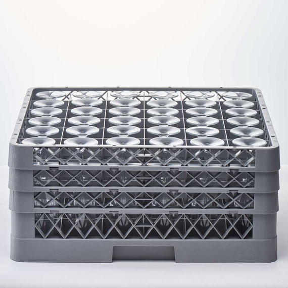 Stalgast Spülkorb für Gläser und Tassen, 36 Fächer, 500 x 500 mm 3 Stalgast Spülkorb für Gläser und Tassen, 36 Fächer, 500 x 500 mm