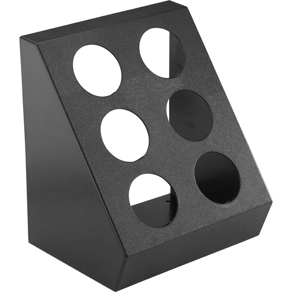 Besteckbehälter, schwarz für 6 Besteckköcher Besteckbehälter, schwarz für 6 Besteckköcher