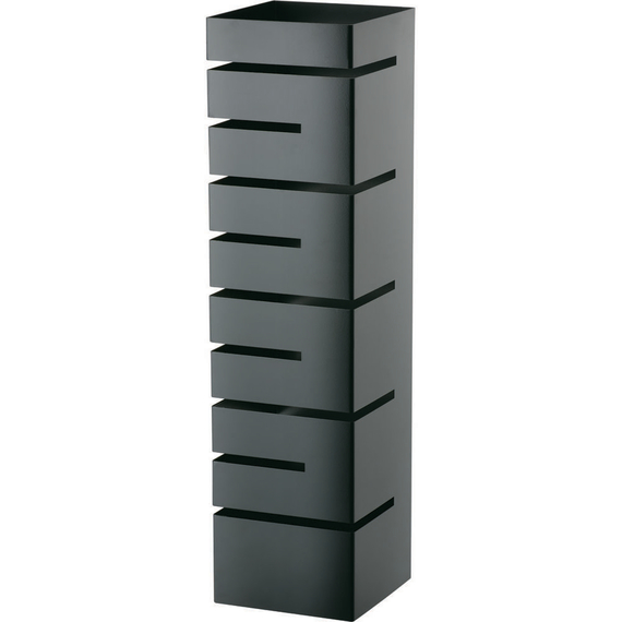 Edelstahl Buffet-Ständer hoch, Einschübe winklig, 150x150x570 mm (BxTxH), schwarz Edelstahl Buffet-Ständer hoch, Einschübe winklig, 150x150x570 mm (BxTxH), schwarz