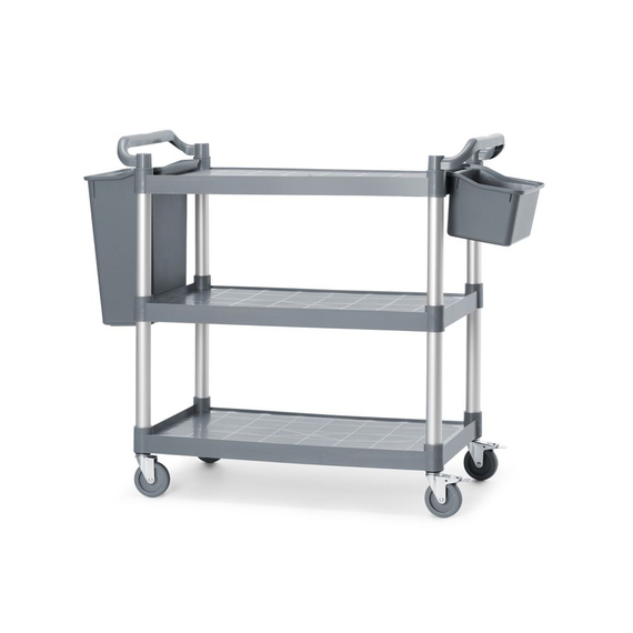 AmerBox Servierwagen aus Polypropylen mit Lagen, groß, 1010x500x(H)960mm 3 AmerBox Servierwagen aus Polypropylen mit Lagen, groß, 1010x500x(H)960mm