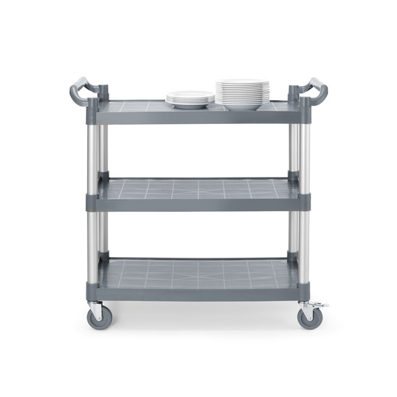 AmerBox Servierwagen aus Polypropylen mit Lagen, groß, 1010x500x(H)960mm 4 AmerBox Servierwagen aus Polypropylen mit Lagen, groß, 1010x500x(H)960mm