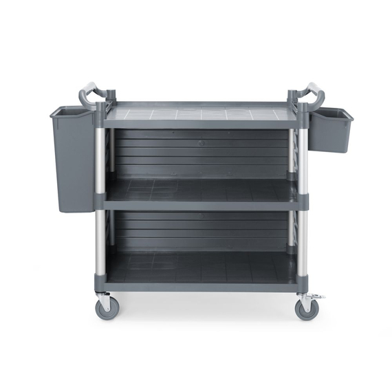 AmerBox Servierwagen aus Polypropylen mit Lagen, groß, Inklusive Regalseitenwände, 1010x500x(H)960mm 3 AmerBox Servierwagen aus Polypropylen mit Lagen, groß, Inklusive Regalseitenwände, 1010x500x(H)960mm