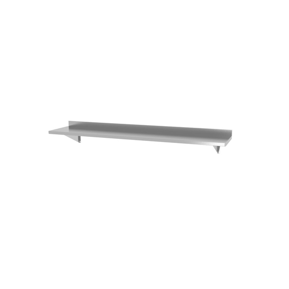 Hendi Wandablage, mit 2 Halterungen, 1400x300x(H)250mm Hendi Wandablage, mit 2 Halterungen, 1400x300x(H)250mm
