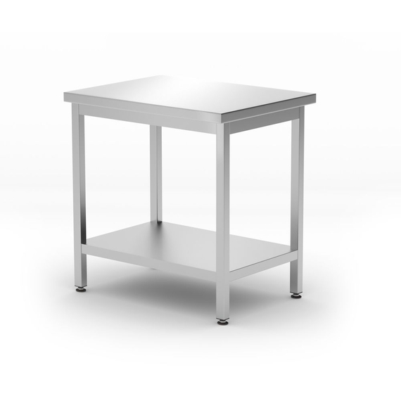 Hendi Mitteltisch mit Ablage – verschraubt, Tiefe 600 mm, Kitchen Line, 800x600x(H)850mm Hendi Mitteltisch mit Ablage – verschraubt, Tiefe 600 mm, Kitchen Line, 800x600x(H)850mm