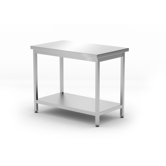 Hendi Mitteltisch mit Ablage – verschraubt, Tiefe 600 mm, Kitchen Line, 1000x600x(H)850mm Hendi Mitteltisch mit Ablage – verschraubt, Tiefe 600 mm, Kitchen Line, 1000x600x(H)850mm