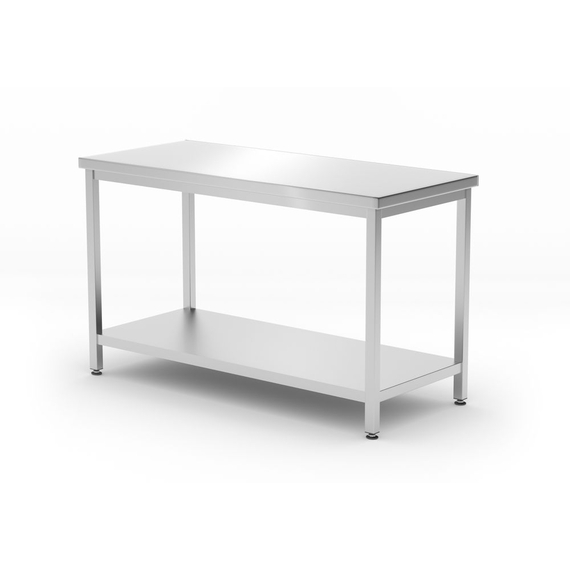 Hendi Mitteltisch mit Ablage – verschraubt, Tiefe 600 mm, Kitchen Line, 1200x600x(H)850mm Hendi Mitteltisch mit Ablage – verschraubt, Tiefe 600 mm, Kitchen Line, 1200x600x(H)850mm