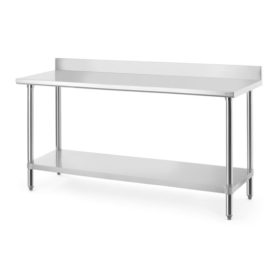 Hendi Arbeitstisch mit Aufsatz, Budget Line, 1200x600x(H)950mm Hendi Arbeitstisch mit Aufsatz, Budget Line, 1200x600x(H)950mm