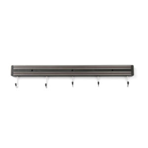 Hendi Messermagnetleiste mit Haken, 5 Haken, (L)470mm