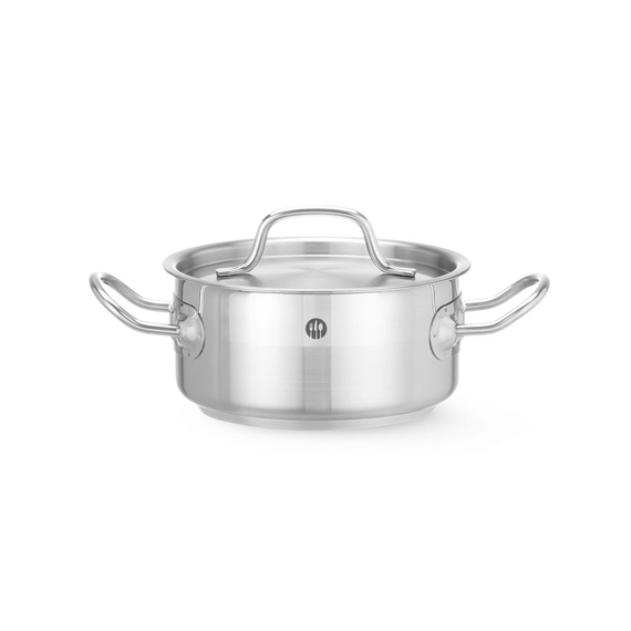 Hendi Kochtopf, niedrig - mit Deckel, Profi Line, 1,5L, ⌀160x(H)75mm Hendi Kochtopf, niedrig - mit Deckel, Profi Line, 1,5L, ⌀160x(H)75mm