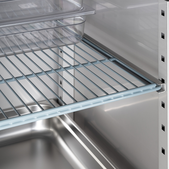 Starline Edelstahl Doppeltür-Tiefkühlschrank mit Rädern, GN 2/1, 1480x830x2010 mm (BxTxH), 1300 L 6 Starline Edelstahl Doppeltür-Tiefkühlschrank mit Rädern, GN 2/1, 1480x830x2010 mm (BxTxH), 1300 L